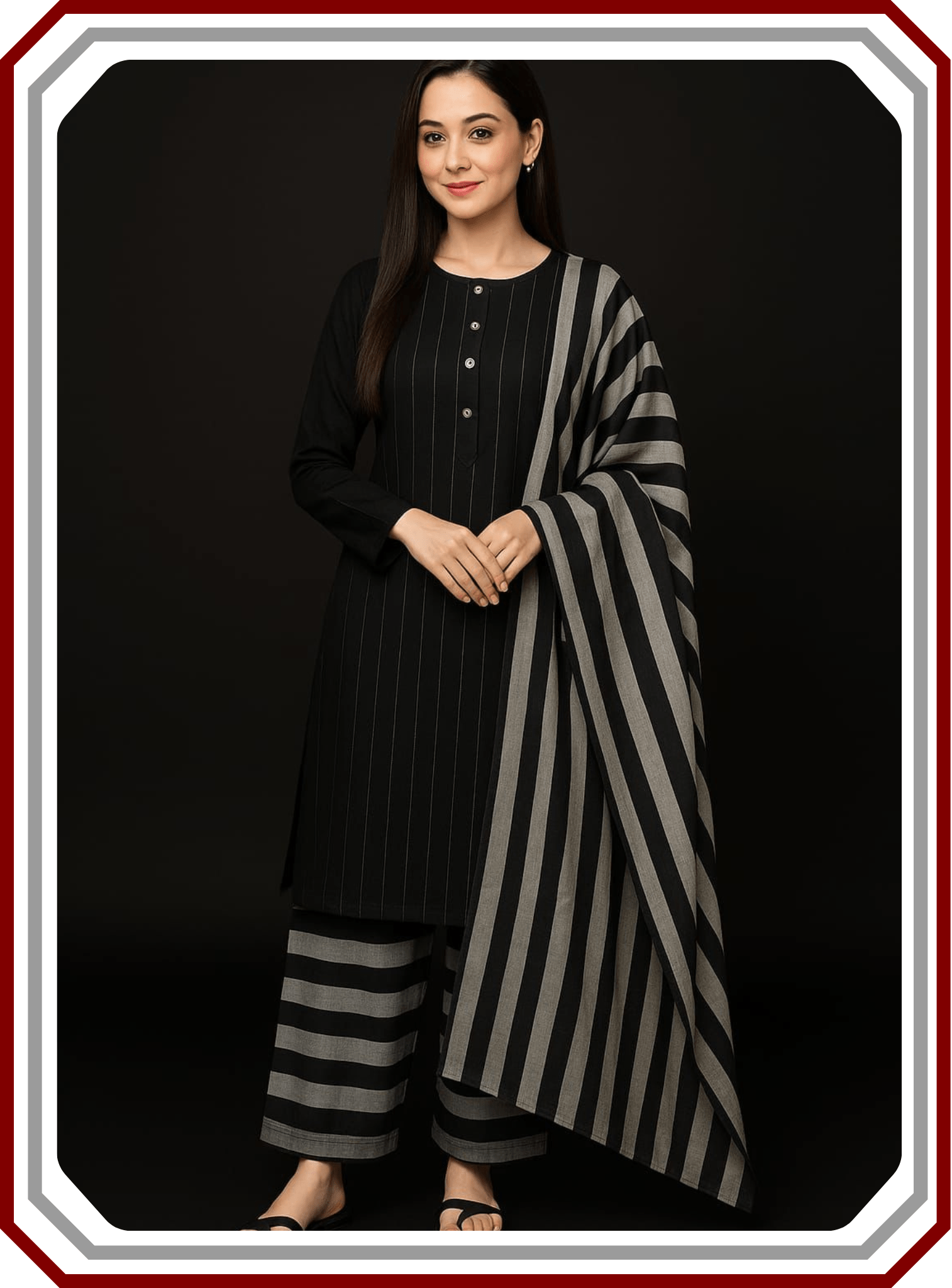 Multani Khaddi Susi 3pc Unstitched Suit - Winter 2025