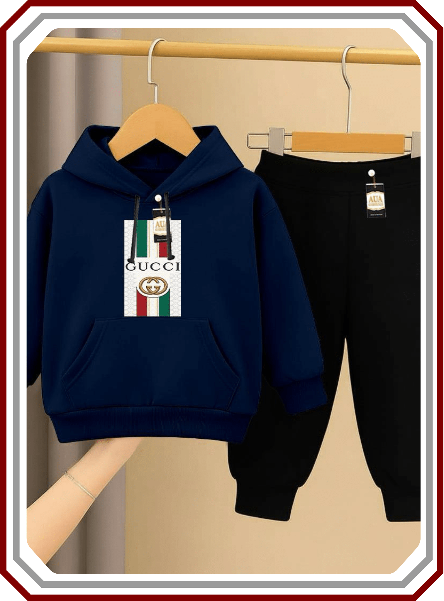 Kids Essential Fleece Lounge Set - Hoodie & Trouser (Age 2 - 10 Years) - Pehna Textile