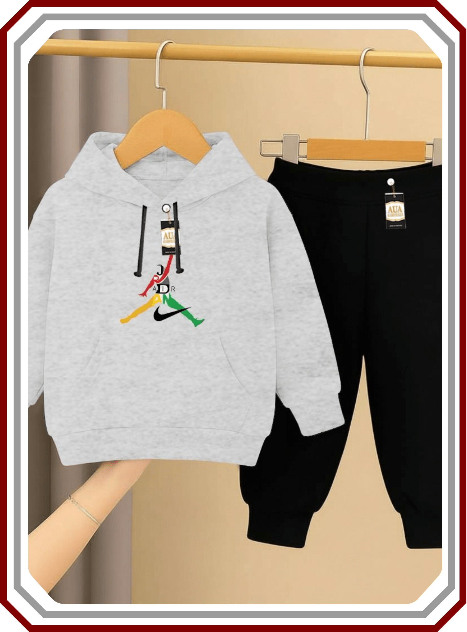 Kids Winter Fleece Hoodie & Trouser Set - Warm 2 - Piece Suit (Age 2 - 10 Years) - Pehna Textile