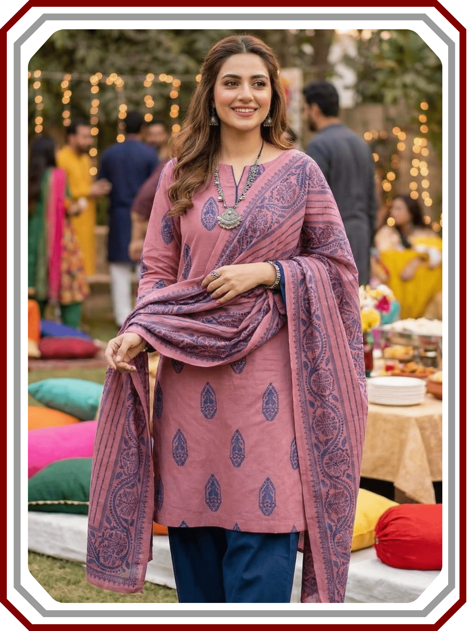 Susi Jacquard Winter Suit - Booti Shirt & Shawl