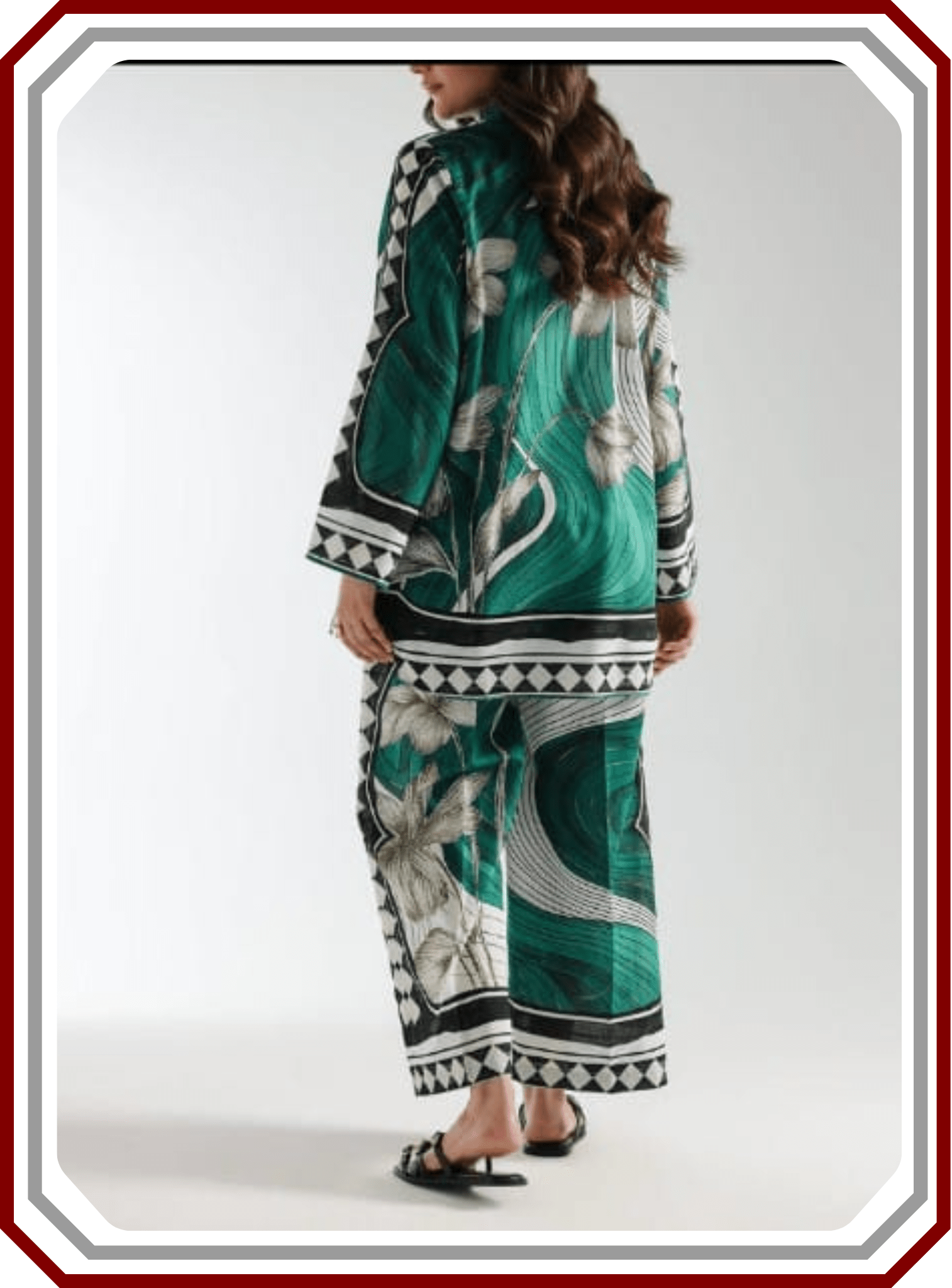 Premium Grip 2pc Stitched Suit - Printed Ready - to - Wear - Pehna Textile