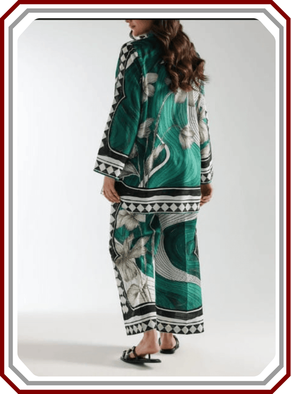 Premium Grip 2pc Stitched Suit - Printed Ready - to - Wear - Pehna Textile