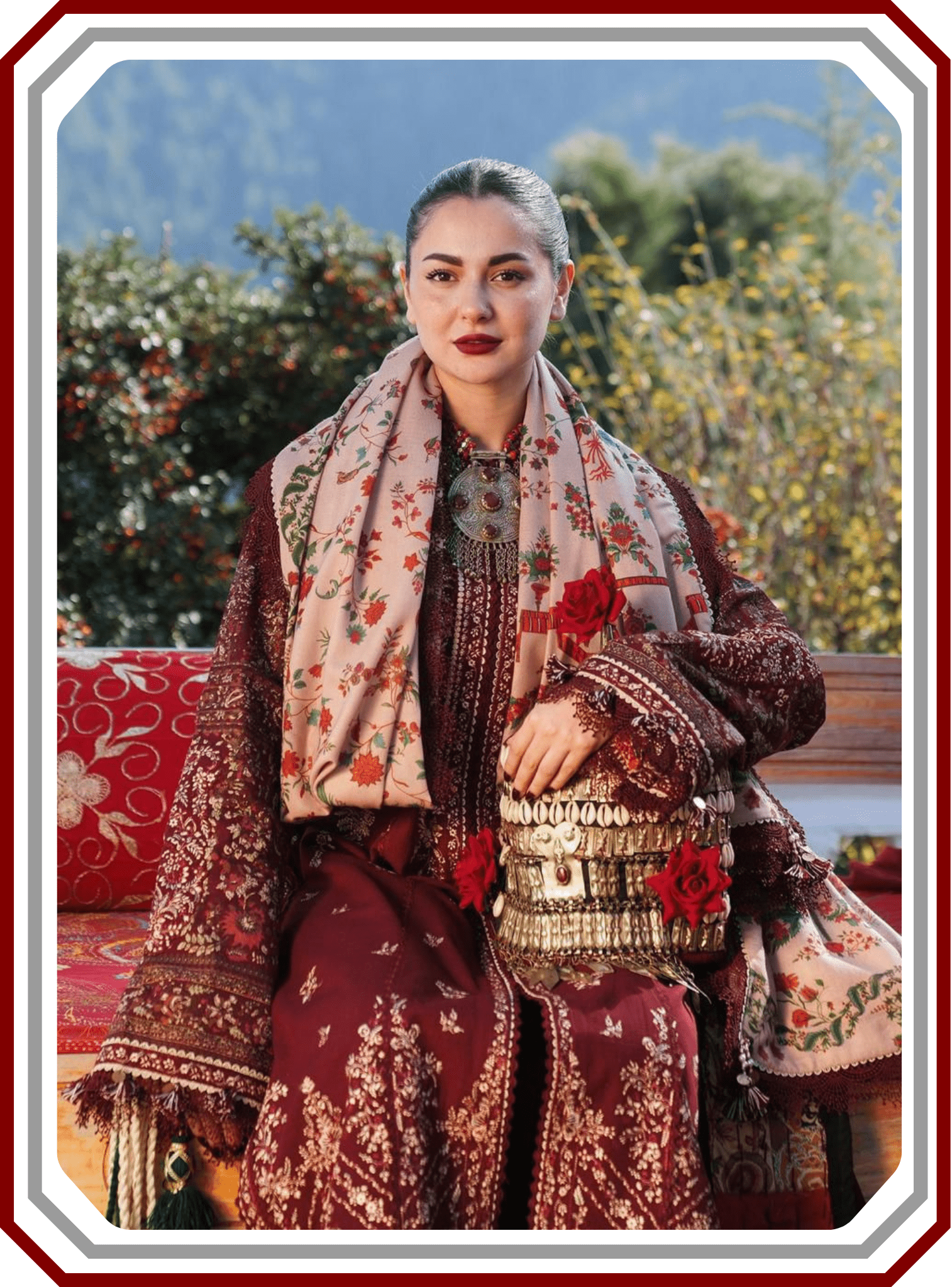 Hussain Rehar Air - Jet Dhanak Embroidered Unstitched 3 - Piece Suit – Winter Collection 2025/26 - Pehna Textile