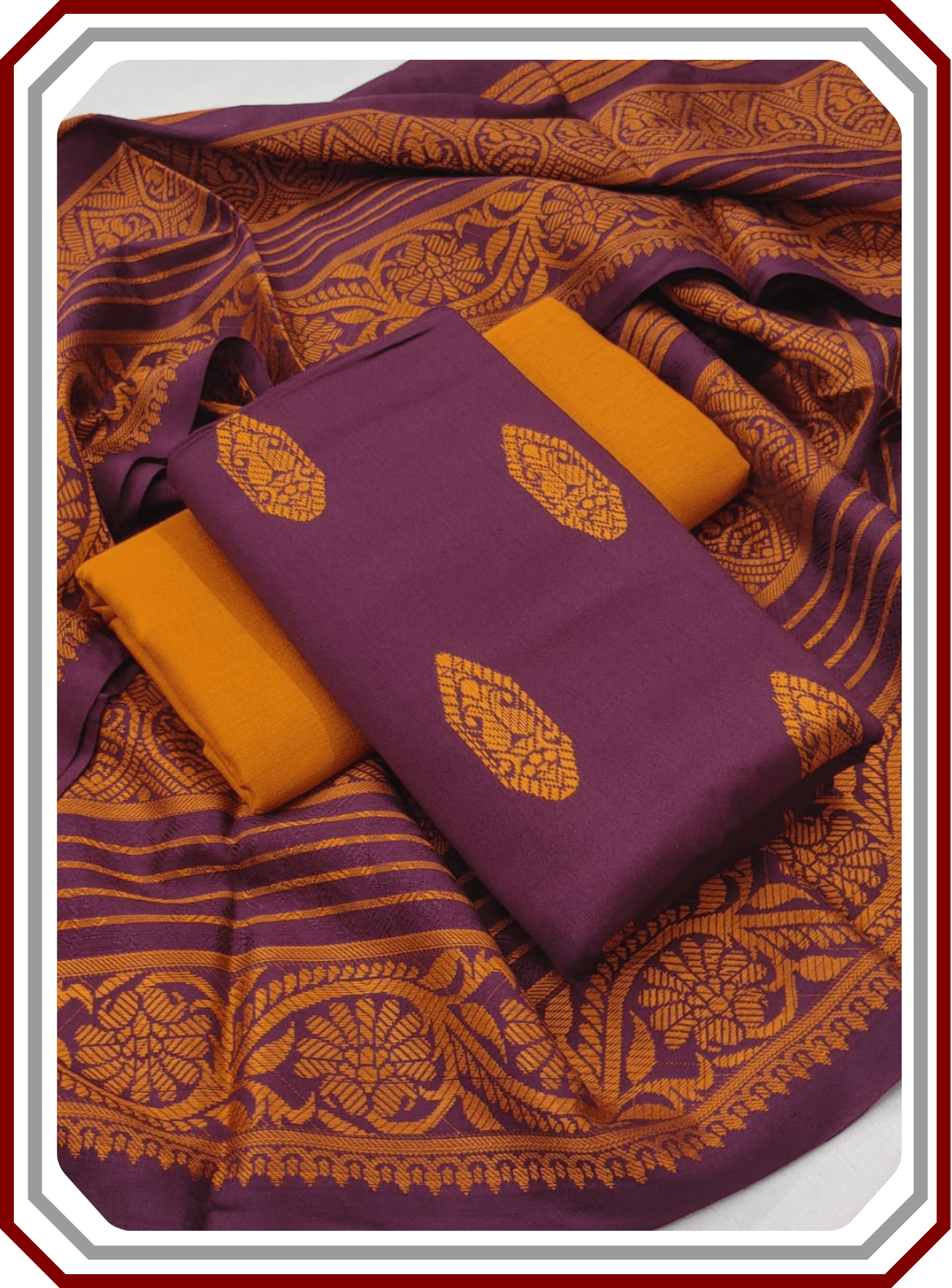 Susi Jacquard Winter Suit - Booti Shirt & Shawl