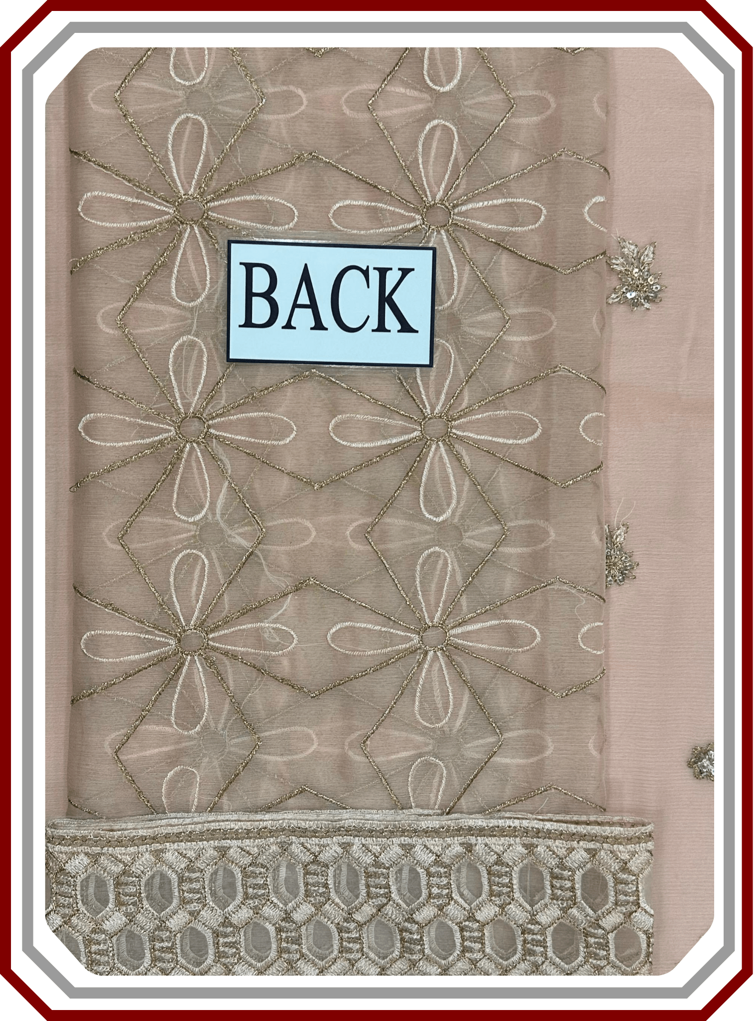 Ramsha Chiffon Suit Design 2495 - Inner Included - Pehna Textile