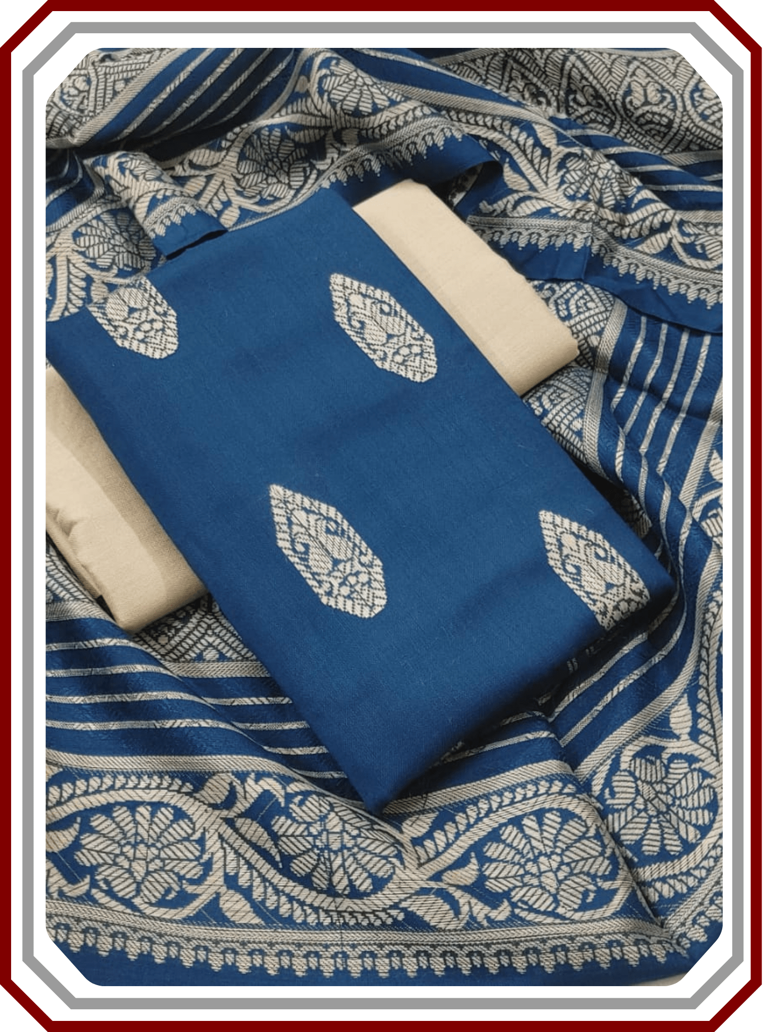 Susi Jacquard Winter Suit - Booti Shirt & Shawl