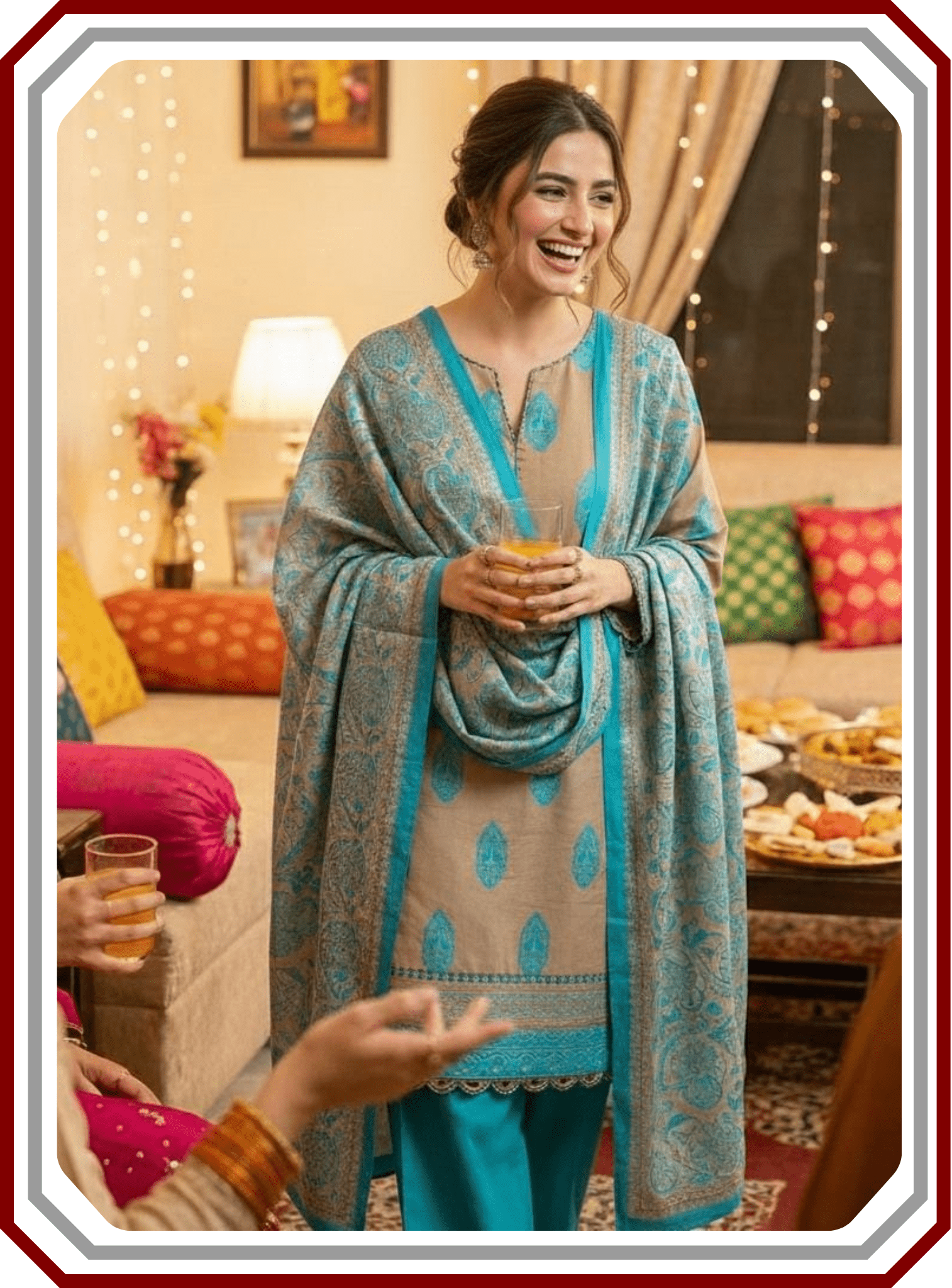 Susi Jacquard Winter Suit - Booti Shirt & Shawl