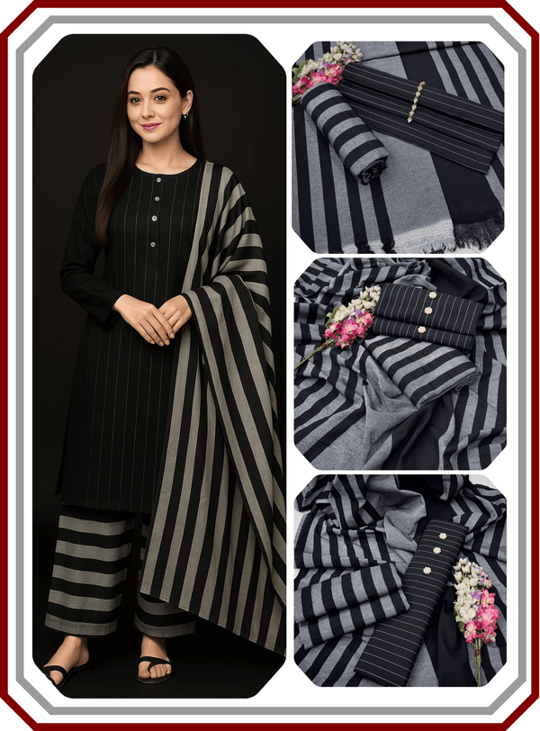 Multani Khaddi Susi 3pc Unstitched Suit - Winter 2025
