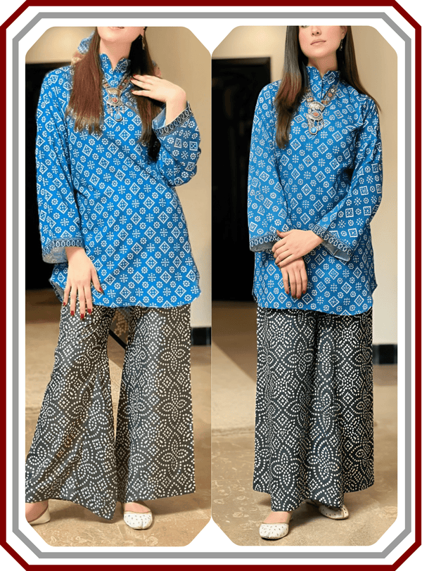 Premium Grip 2 Piece Stitched Printed Suit for Women - Ready to Wear Winter 2025 - Pehna Textile