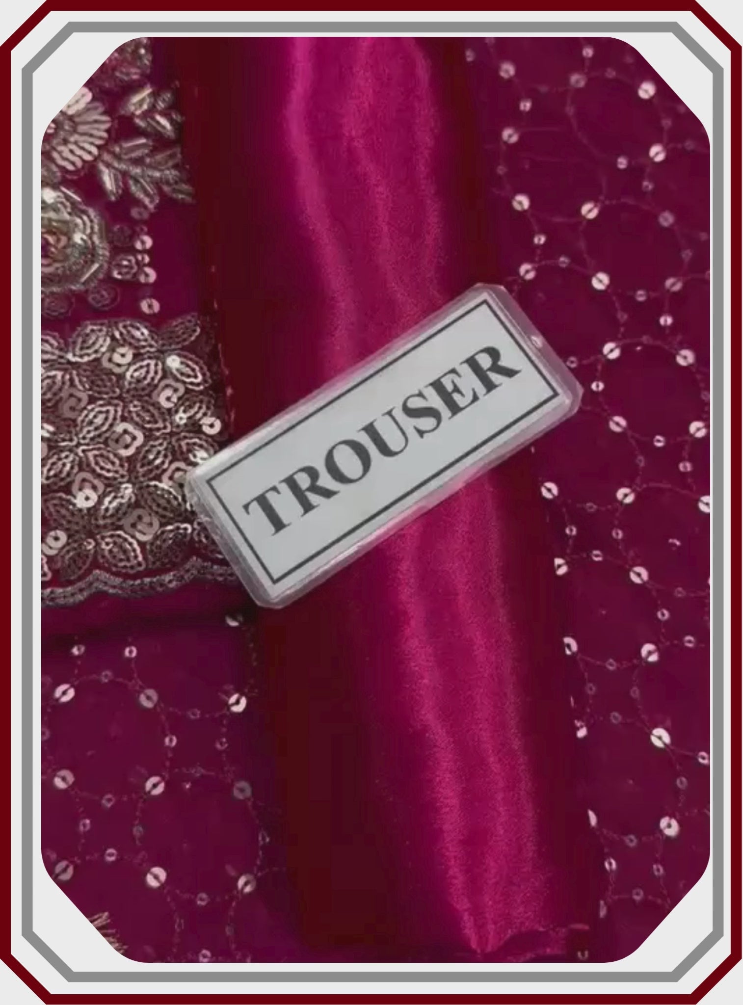 Amave Replica Chiffon 3-Piece Unstitched Suit with Satin Silk Trouser